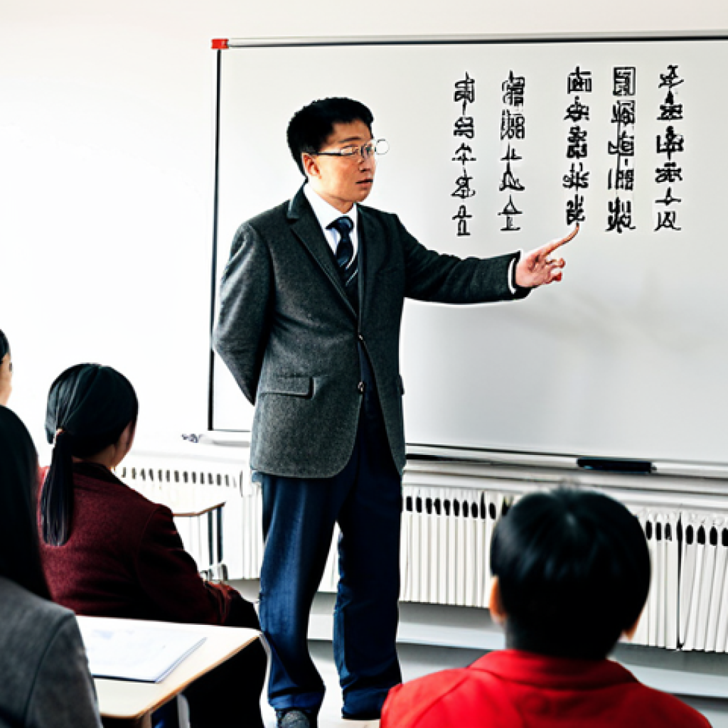 **

"A professor in a tweed suit, standing in front of a whiteboard covered in Chinese characters and philosophical diagrams, giving a lecture on Confucian ethics to a diverse group of attentive students in a modern German university classroom. The scene is well-lit and academic, with a focus on learning and intellectual discussion. The professor is fully clothed in appropriate attire. Safe for work, appropriate content, professional, modest, family-friendly, perfect anatomy, natural proportions, professional photography, high quality."

**